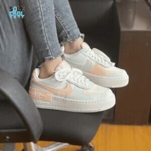 Nike Air Force 1 Low Shadow Sail barely Green Sneakers Women's Size 7.5